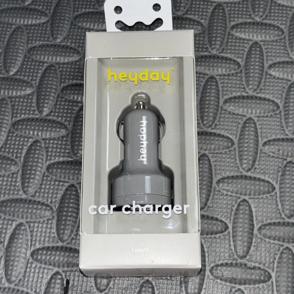 Heyday Car Charger High Charging Speed 2 USB Ports Dual 3.1‎ amp/15.5W New